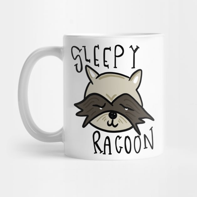 Sleepy Raccoon Funny Raccoon by PhantomDesign